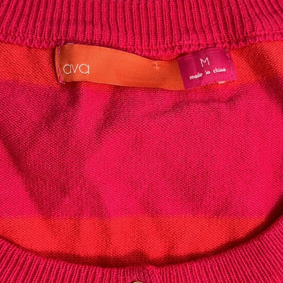 ava striped cardigan sweater - Picture 2 of 5